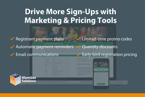 screenshot of Event Manager